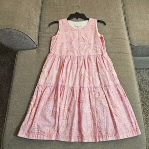Brooke Wright Pink White Boho Casual Cottage Relaxed Dress Size XS